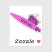 Sticker Naughty Squirrel #1636 Surf (Feuille)