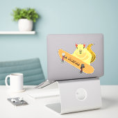 Sticker Naughty Squirrel #169 Skateboard (Ordinateur portable sur le bureau)