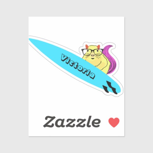 Sticker Naughty Squirrel #1722 Surf (Feuille)