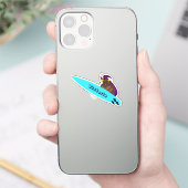 Sticker Naughty Squirrel #1724 Surf (Téléphone)