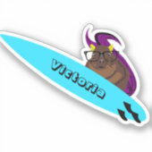 Sticker Naughty Squirrel #1724 Surf (Recto)