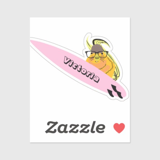 Sticker Naughty Squirrel #1731 Surf (Feuille)