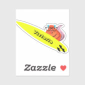 Sticker Naughty Squirrel #1892 Surf (Feuille)