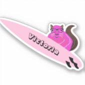 Sticker Naughty Squirrel #2116 Surf (Recto)
