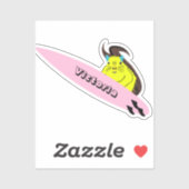 Sticker Naughty Squirrel #2122 Surf (Feuille)