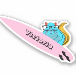 Sticker Naughty Squirrel #2196 Surf