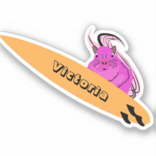 Sticker Naughty Squirrel #2212 Surf