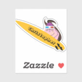 Sticker Naughty Squirrel #229 Surf (Feuille)