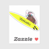 Sticker Naughty Squirrel #2315 Surf (Feuille)