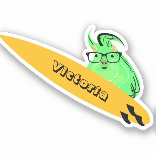 Sticker Naughty Squirrel #2325 Surf (Recto)