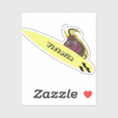 Sticker Naughty Squirrel #2340 Surf (Feuille)