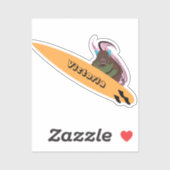 Sticker Naughty Squirrel #2443 Surf (Feuille)