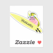 Sticker Naughty Squirrel #2471 Surf (Feuille)