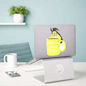 Sticker Naughty Squirrel #250 Coffee Cup (Ordinateur portable sur le bureau)