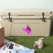 Sticker Naughty Squirrel #300 Brett Skateboard (Glacière)