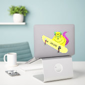 Sticker Naughty Squirrel #312 Brett Skateboard (Ordinateur portable sur le bureau)