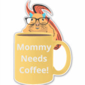 Sticker Naughty Squirrel #321 Coffee Cup (Devant)