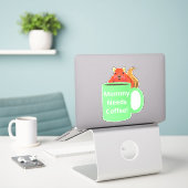 Sticker Naughty Squirrel #356 Coffee Cup (Ordinateur portable sur le bureau)