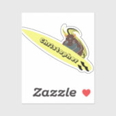 Sticker Naughty Squirrel #373 Surf (Feuille)