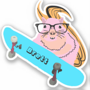 Sticker Naughty Squirrel #400 Brett Skateboard