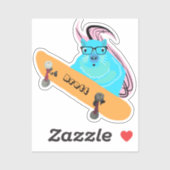 Sticker Naughty Squirrel #404 Brett Skateboard (Feuille)