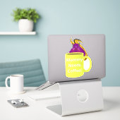 Sticker Naughty Squirrel #449 Coffee Cup (Ordinateur portable sur le bureau)