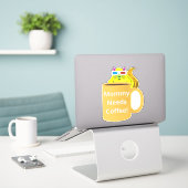 Sticker Naughty Squirrel #463 Coffee Cup (Ordinateur portable sur le bureau)