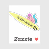 Sticker Naughty Squirrel #505 Surf (Feuille)