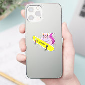 Sticker Naughty Squirrel #520 Brett Skateboard (Téléphone)