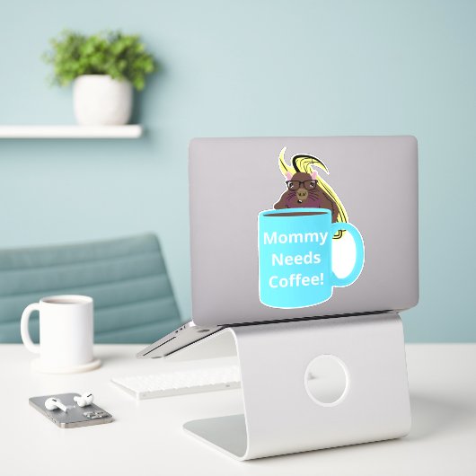 Sticker Naughty Squirrel #524 Coffee Cup (Ordinateur portable sur le bureau)