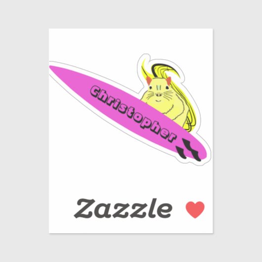 Sticker Naughty Squirrel #527 Surf (Feuille)