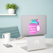 Sticker Naughty Squirrel #528 Coffee Cup (Ordinateur portable sur le bureau)