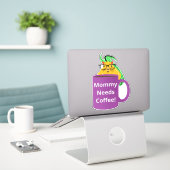 Sticker Naughty Squirrel #530 Coffee Cup (Ordinateur portable sur le bureau)