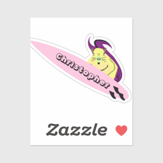 Sticker Naughty Squirrel #579 Surf (Feuille)