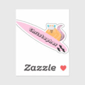 Sticker Naughty Squirrel #592 Surf (Feuille)