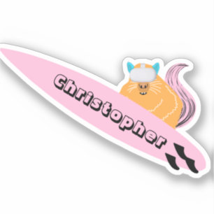 Sticker Naughty Squirrel #592 Surf