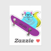 Sticker Naughty Squirrel #603 Brett Skateboard (Feuille)
