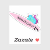 Sticker Naughty Squirrel #625 Surf (Feuille)