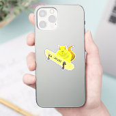 Sticker Naughty Squirrel #628 Brett Skateboard (Téléphone)