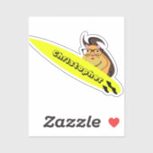 Sticker Naughty Squirrel #676 Surf (Feuille)