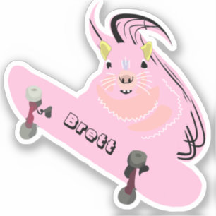 Sticker Naughty Squirrel #698 Brett Skateboard