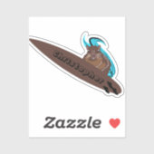 Sticker Naughty Squirrel #736 Surf (Feuille)