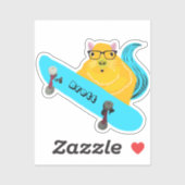 Sticker Naughty Squirrel #750 Brett Skateboard (Feuille)