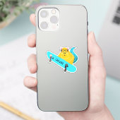 Sticker Naughty Squirrel #750 Brett Skateboard (Téléphone)