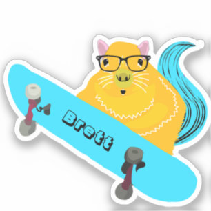 Sticker Naughty Squirrel #750 Brett Skateboard