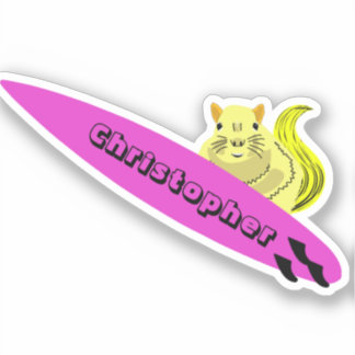 Sticker Naughty Squirrel #754 Surf