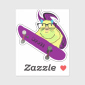 Sticker Naughty Squirrel #772 Brett Skateboard (Feuille)