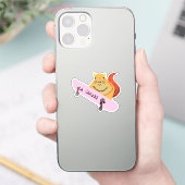 Sticker Naughty Squirrel #823 Brett Skateboard (Téléphone)