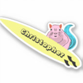 Sticker Naughty Squirrel #861 Surf (Recto)