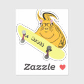 Sticker Naughty Squirrel #875 Brett Skateboard (Feuille)